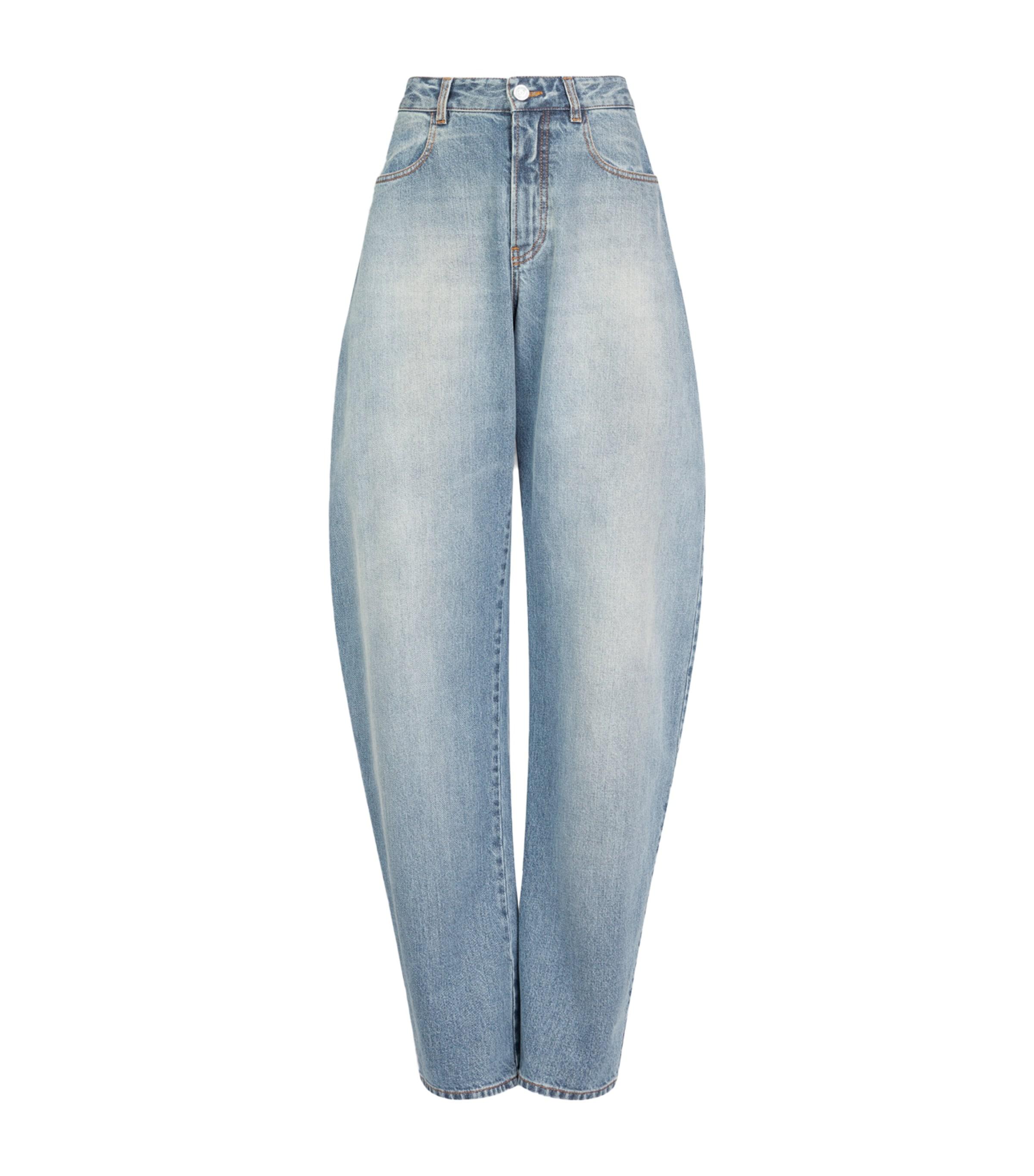 Alaïa Japanese Denim Balloon Jeans by ALAIA