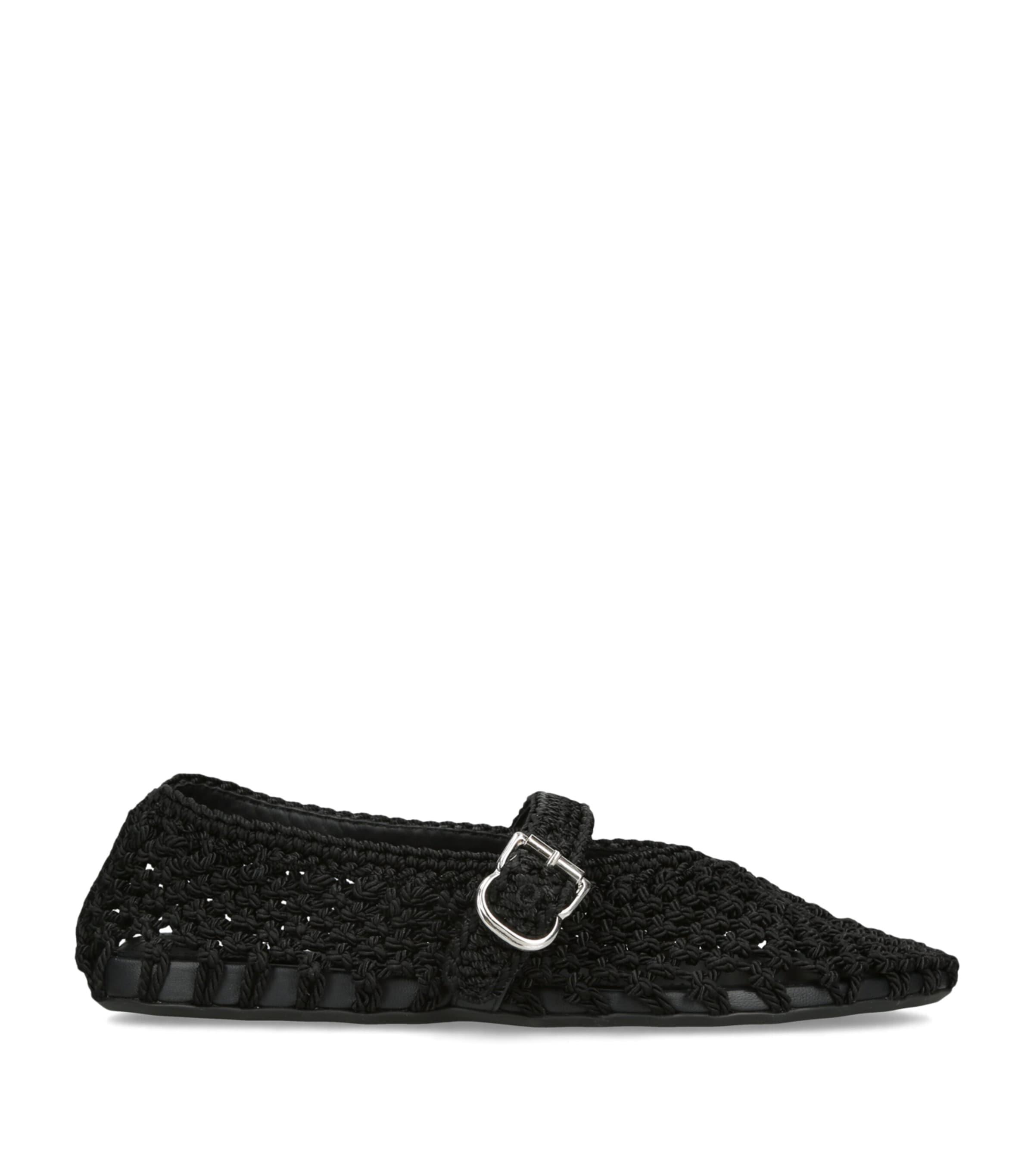 Alaïa Knotted Ballet Flats by ALAIA