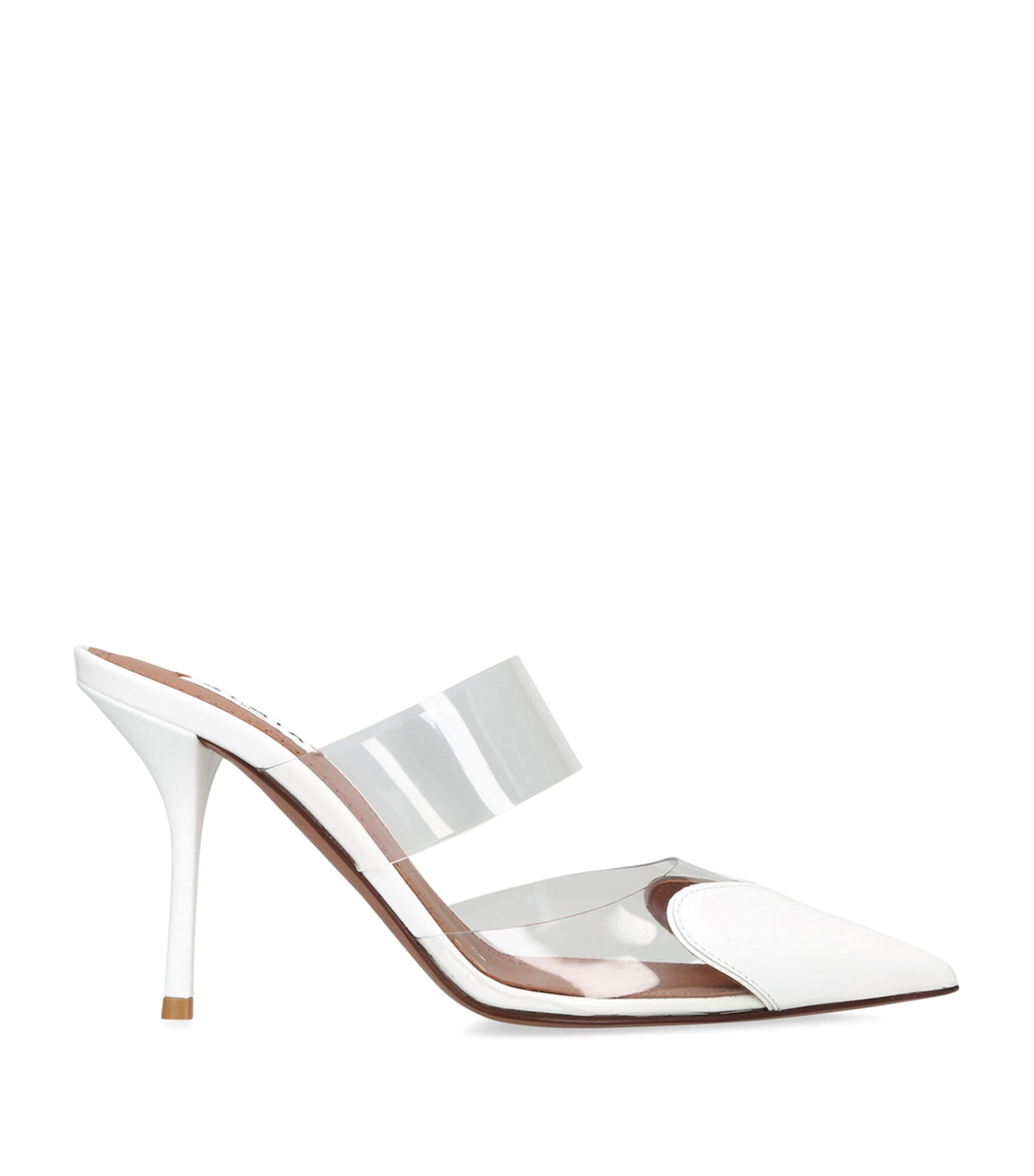 Alaïa Leather Coeur Mules 90 by ALAIA