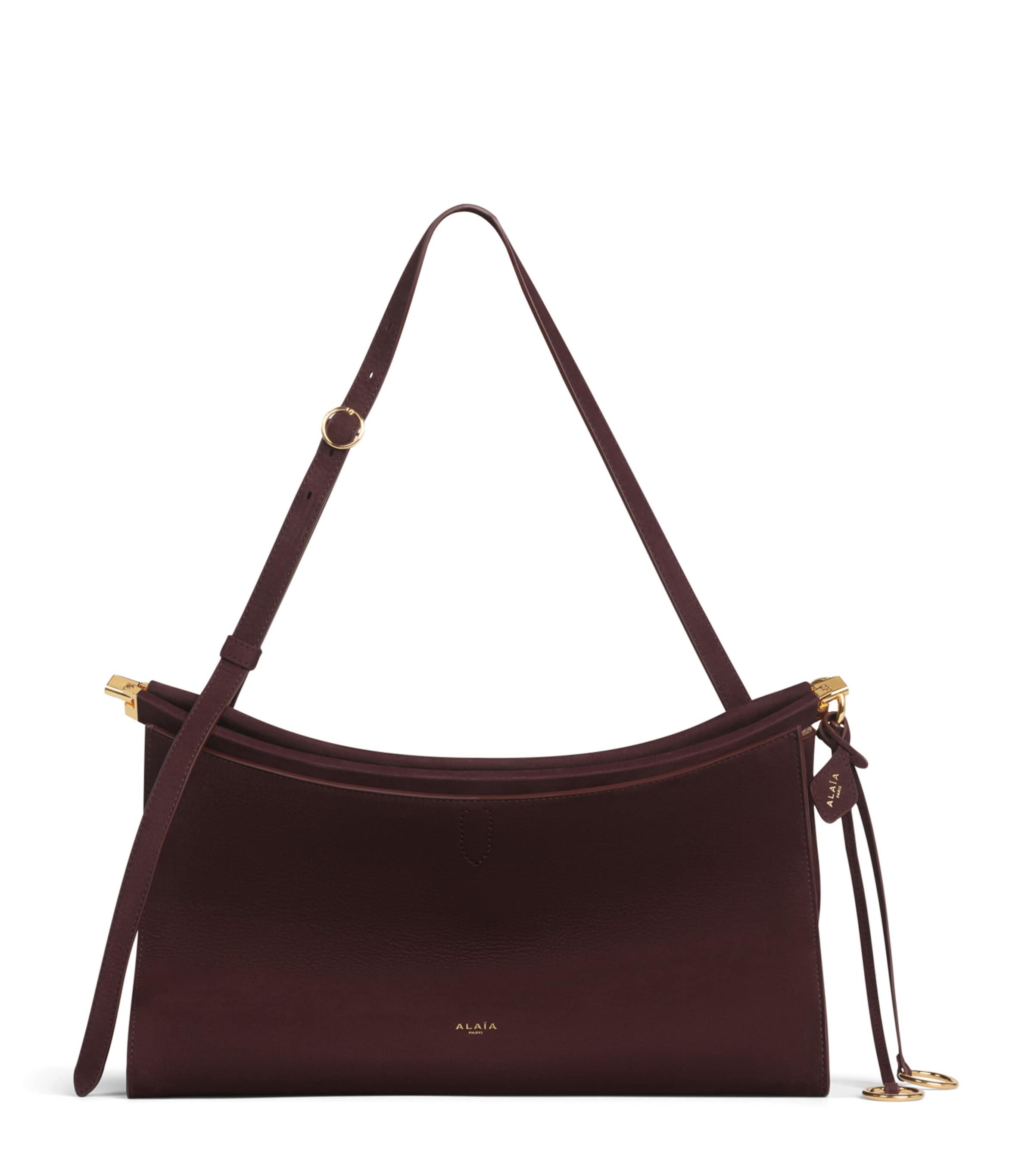 Alaïa Leather Le Click Pocket 35 Shoulder Bag by ALAIA