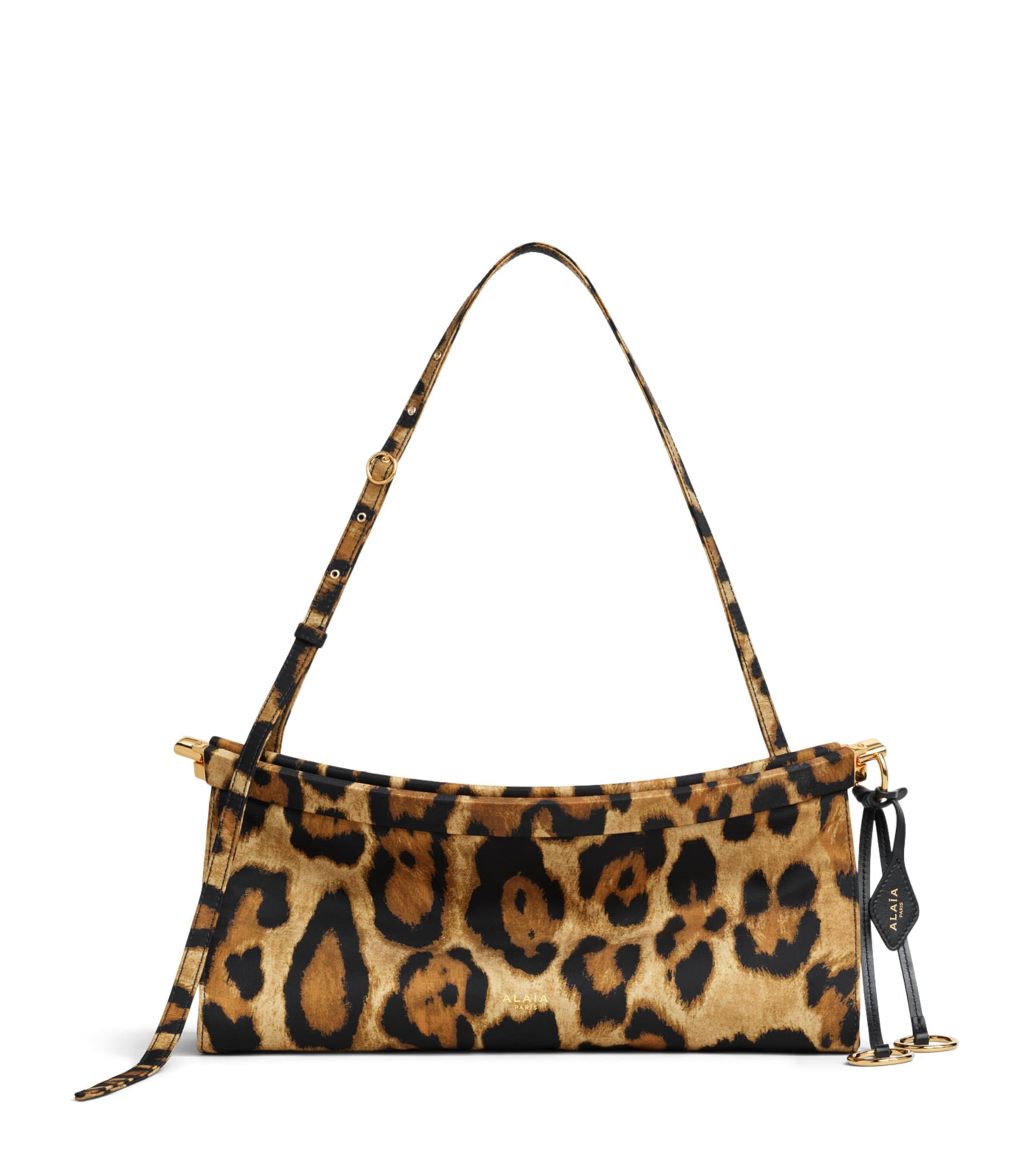 Alaïa Medium Twill Le Click East West Shoulder Bag by ALAIA