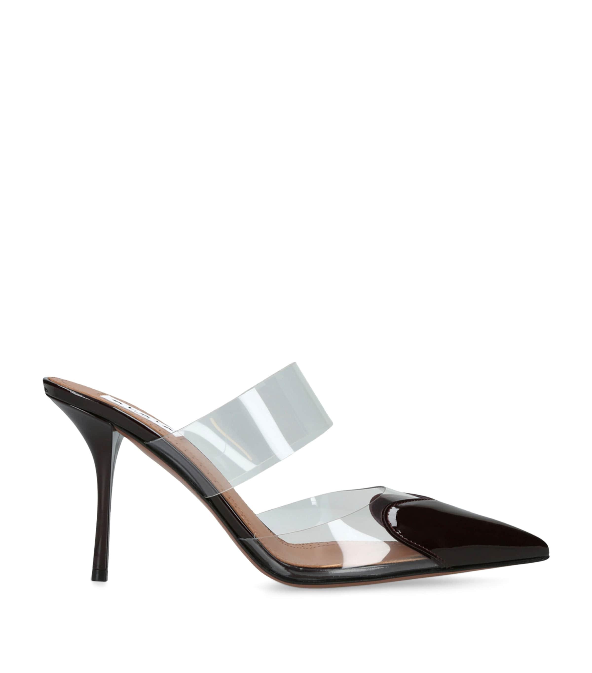 Alaïa Patent Leather Le Coeur Mules 90 by ALAIA