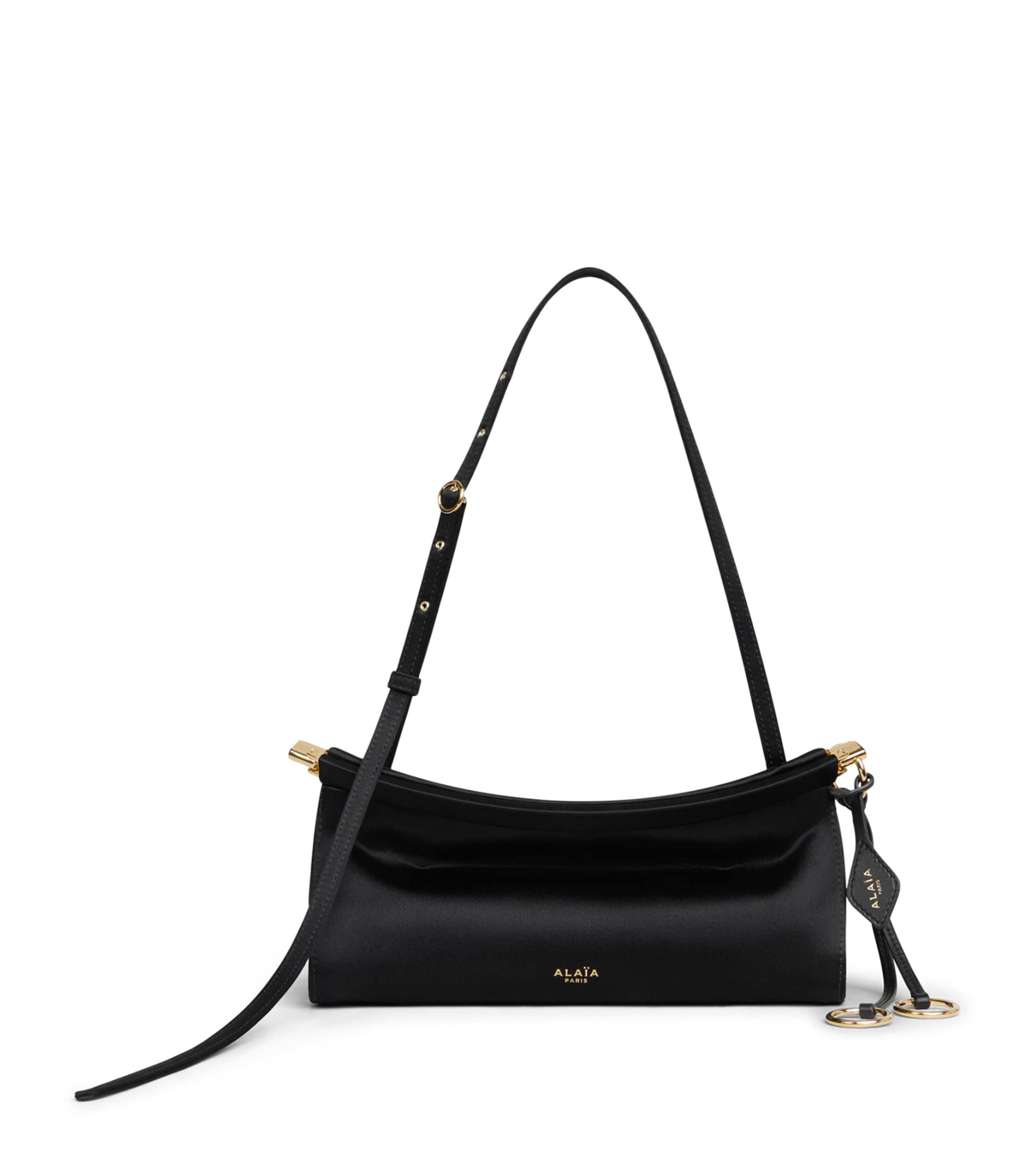 Alaïa Small Satin Le Click East West Shoulder Bag by ALAIA