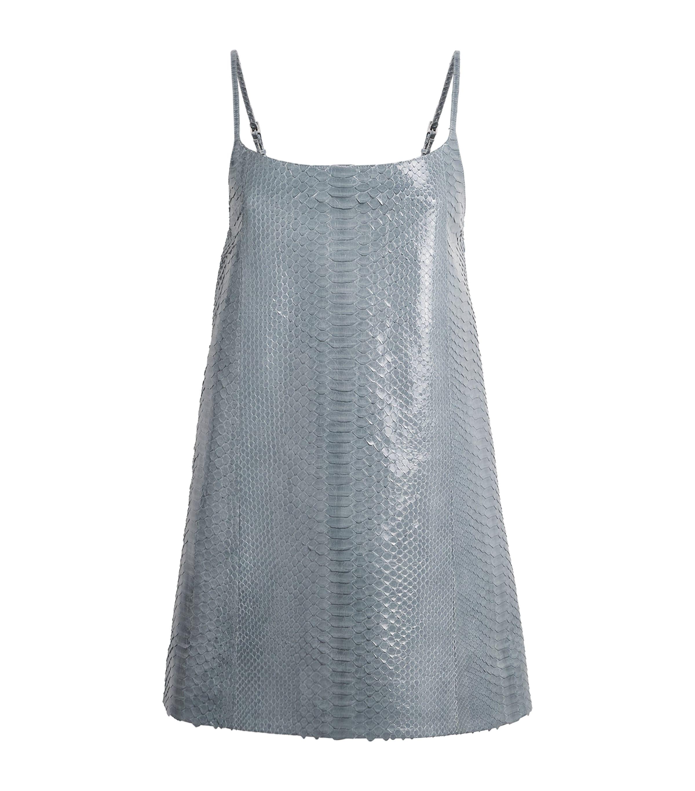 Alaïa Snakeskin Mini Dress by ALAIA