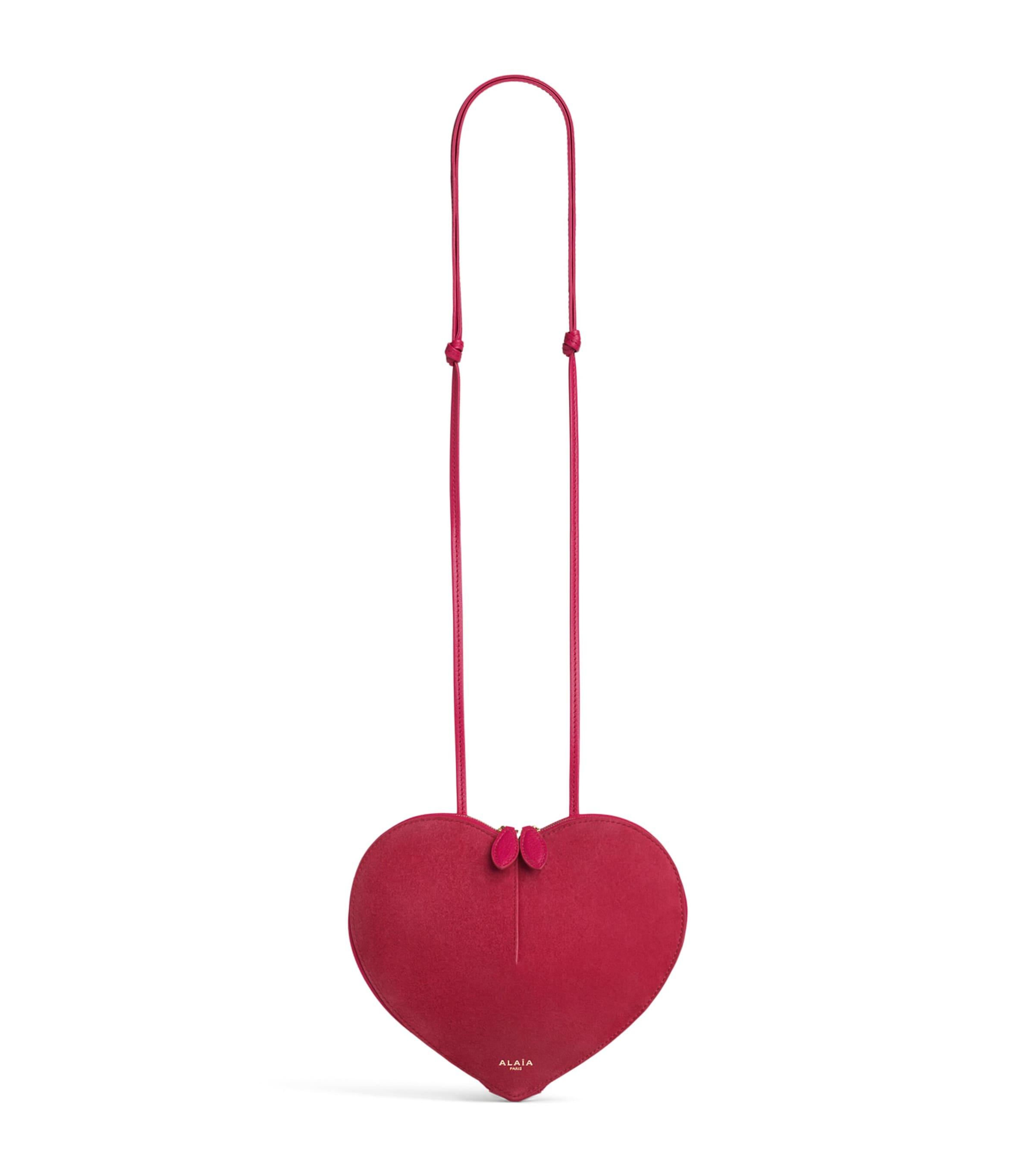 Alaïa Suede Le Coeur Shoulder Bag by ALAIA