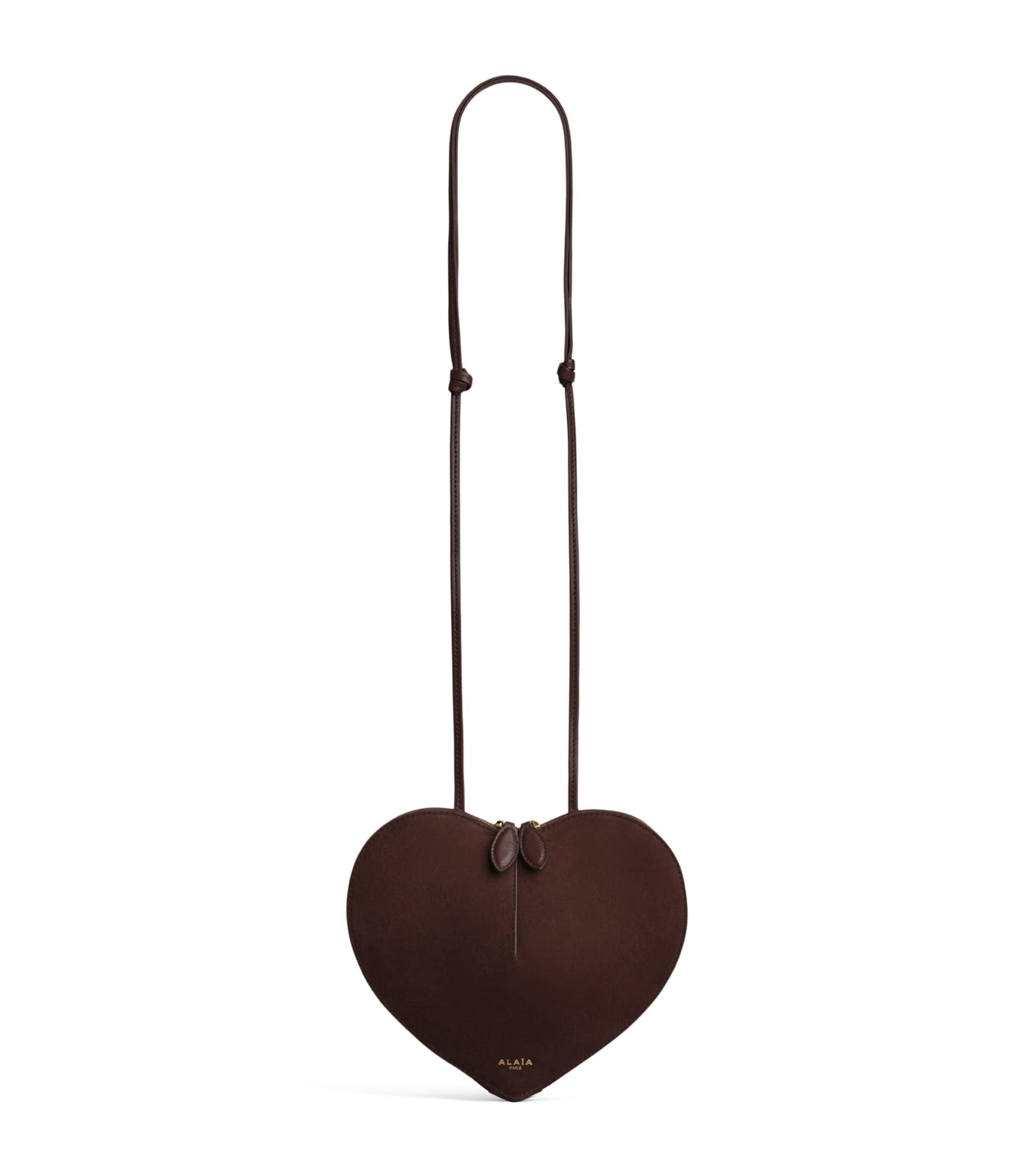 Alaïa Suede Le Coeur Shoulder Bag by ALAIA
