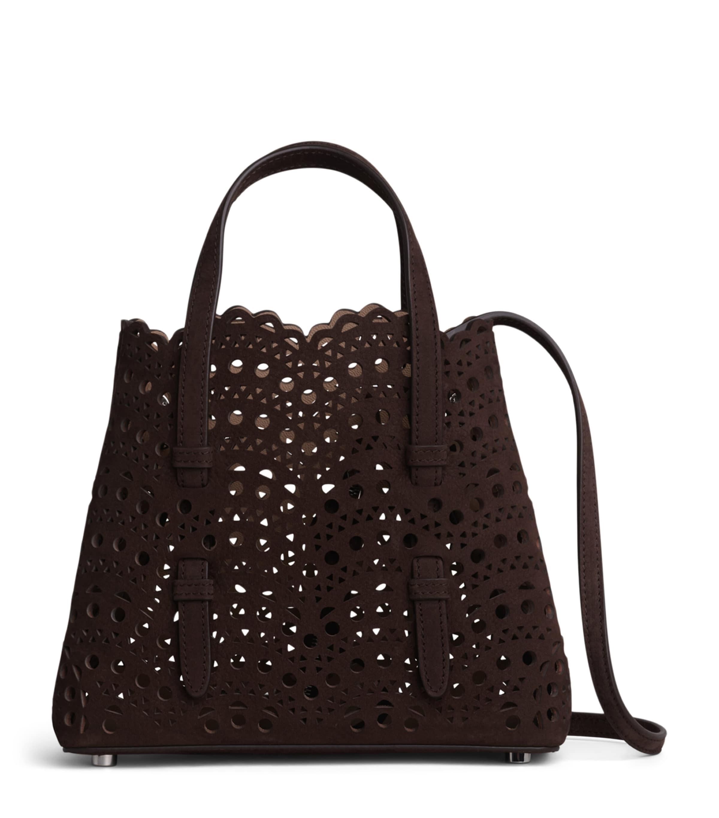 Alaïa Suede Le Mina Tote Bag by ALAIA