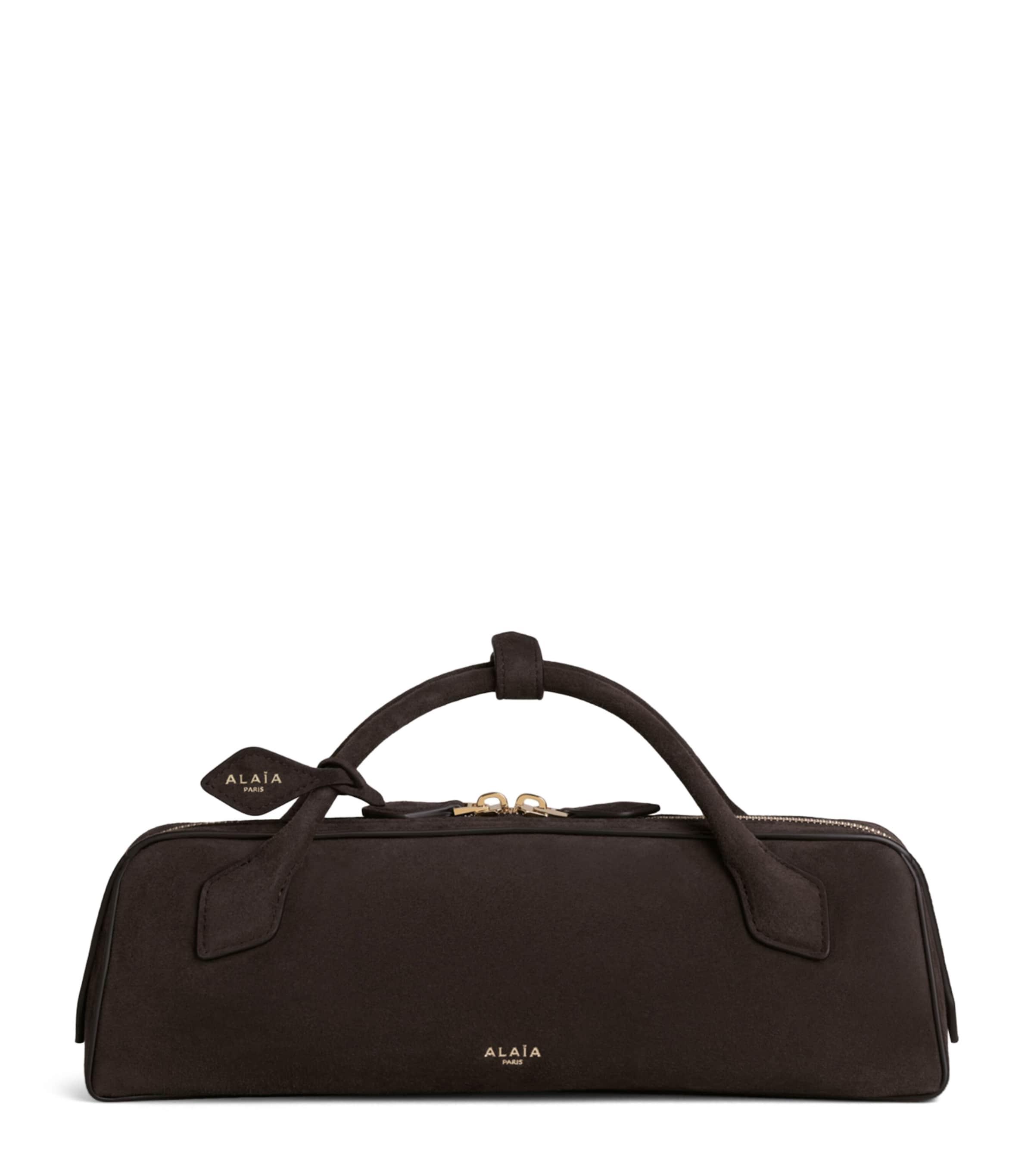 Alaïa Suede Le Teckel Clutch Bag by ALAIA