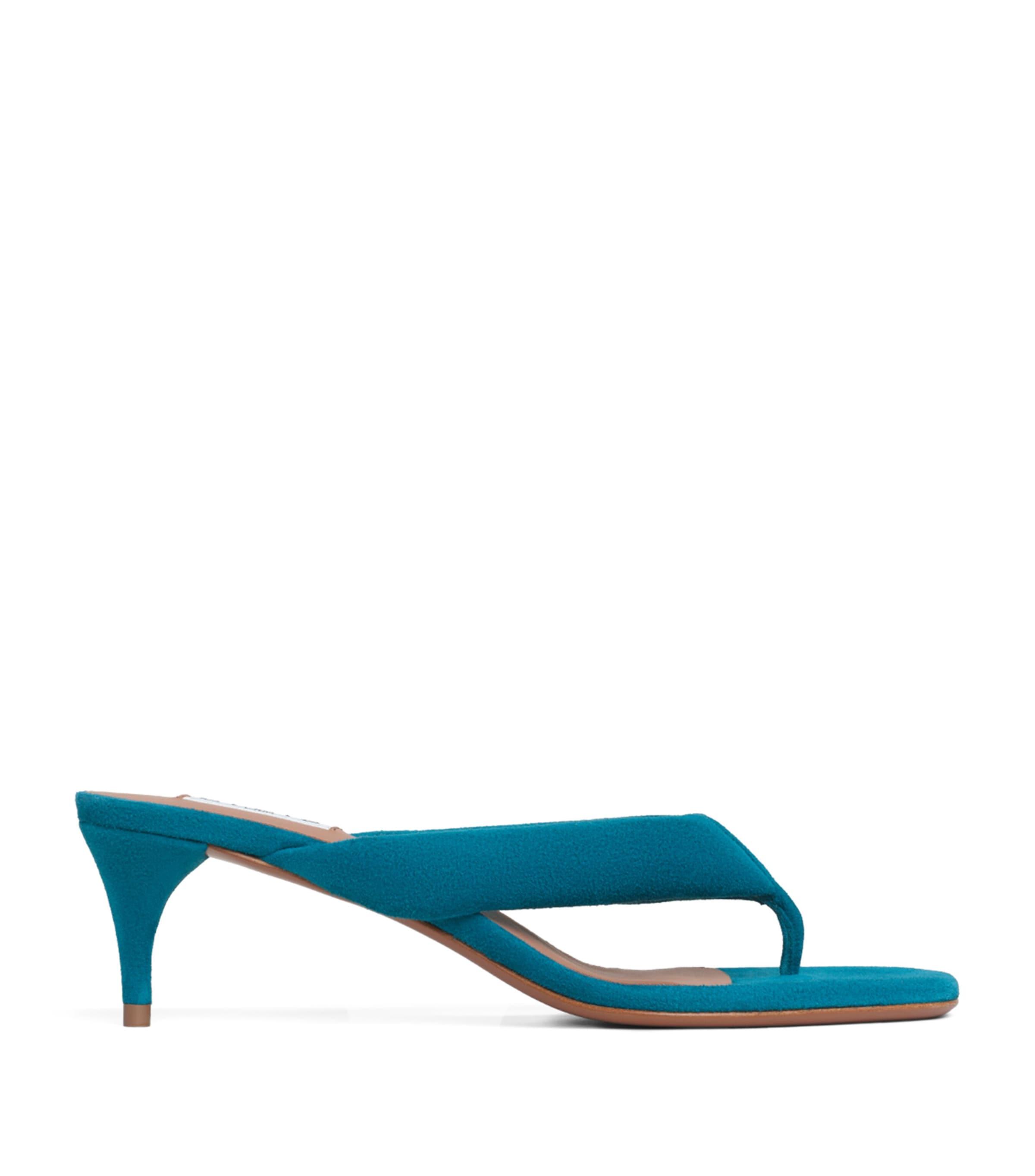 Alaïa Suede Thong Mules 55 by ALAIA