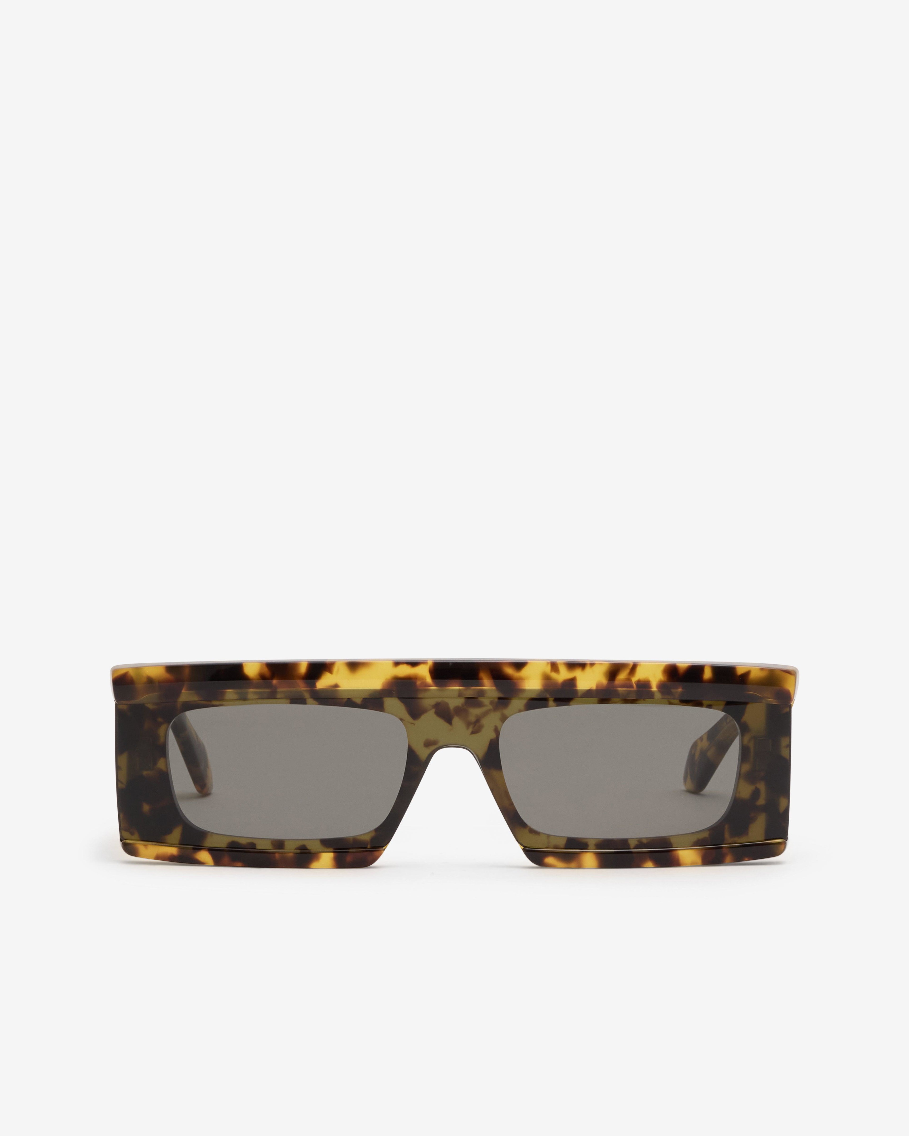 Alaïa - Women's Rectangular Mask Sunglasses - (Havana) by ALAIA