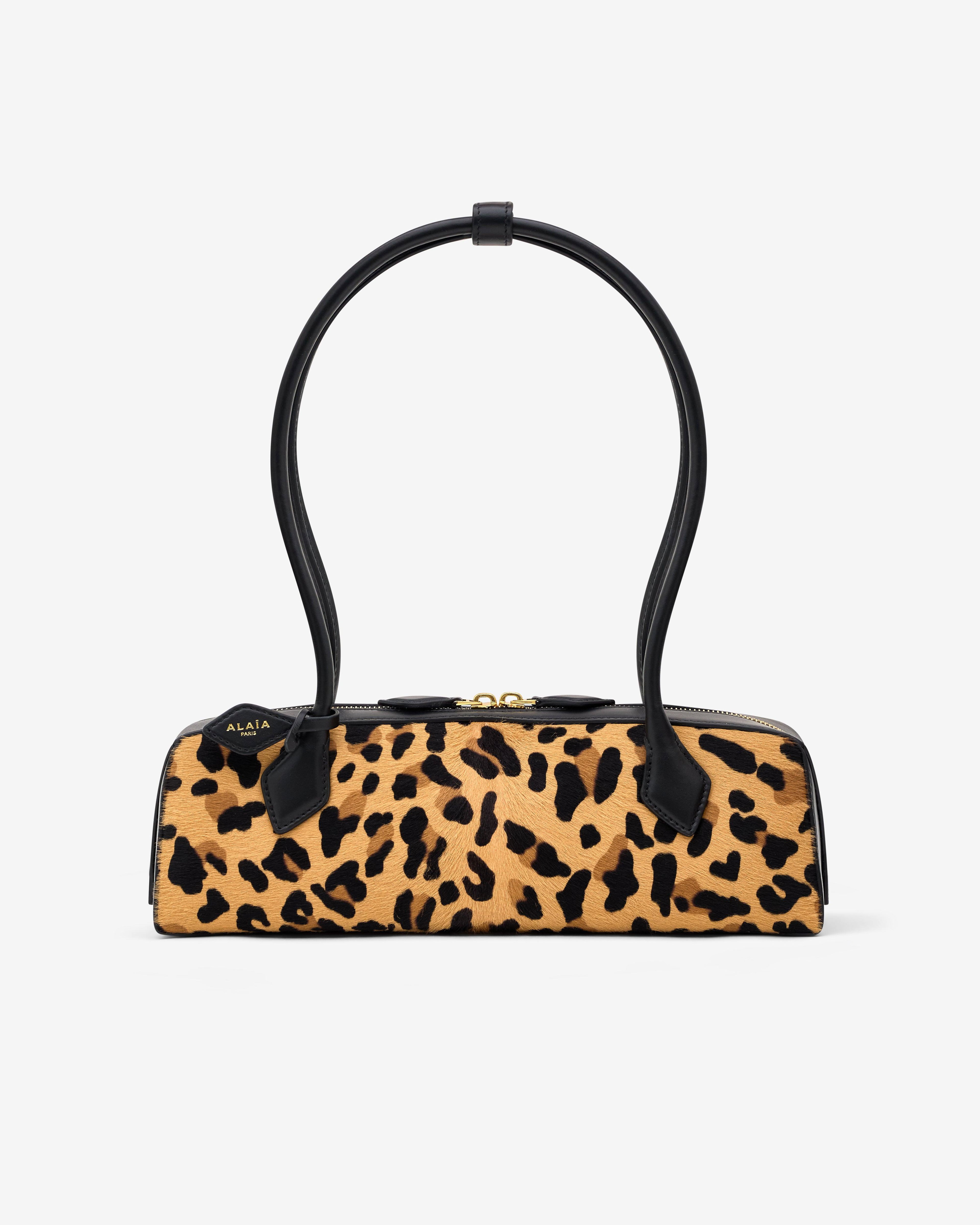 Alaïa - Women’s Teckel Medium Leopard Bag - (Leopard Print) by ALAIA