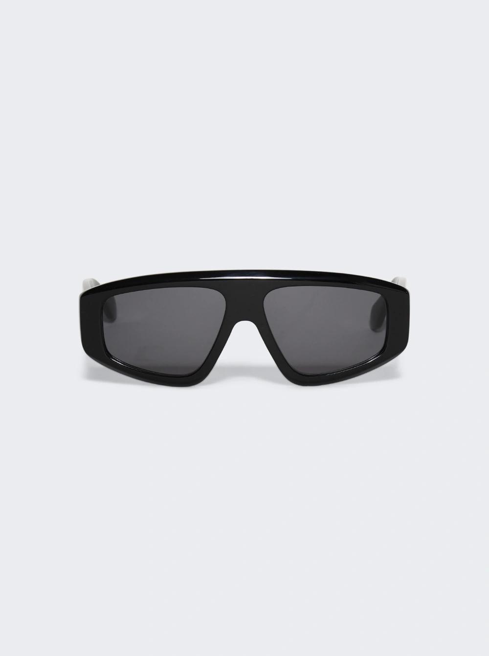 Aviator Mask Sunglasses Black  | The Webster by ALAIA