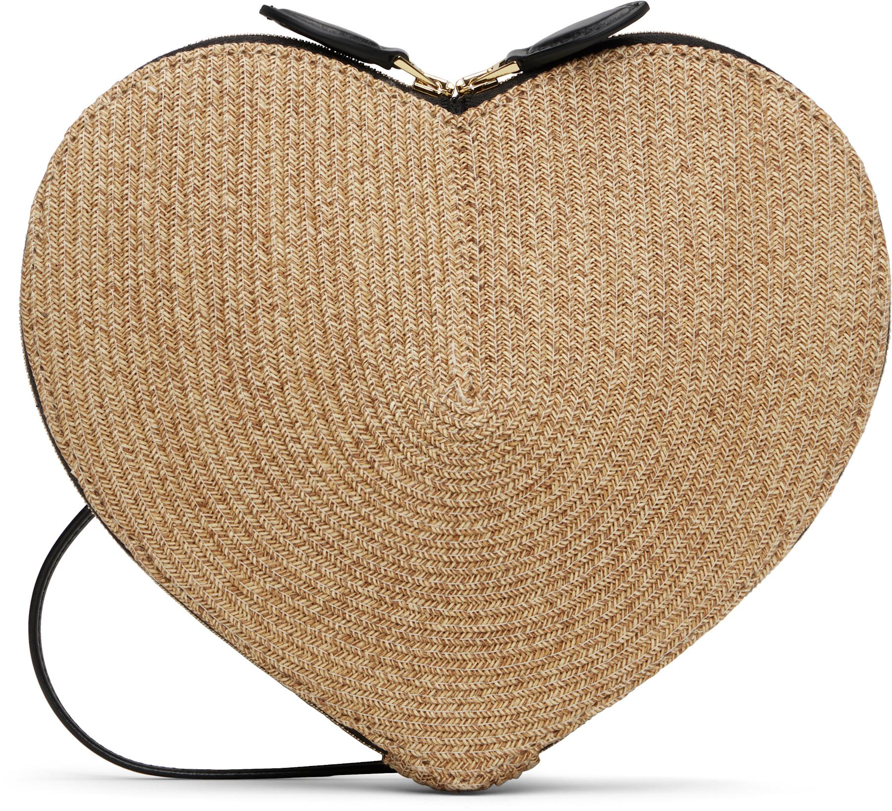 Beige 'Le Cœur' Bag by ALAIA
