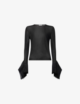 Bell Sleeve Knitted Top by ALAIA