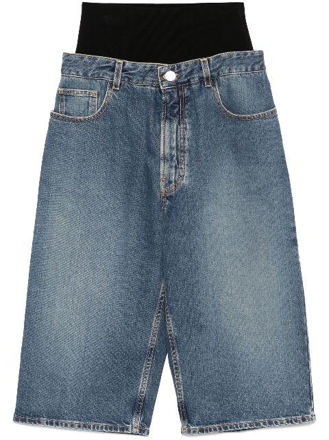 Bermuda shorts with knitted waistband by ALAIA