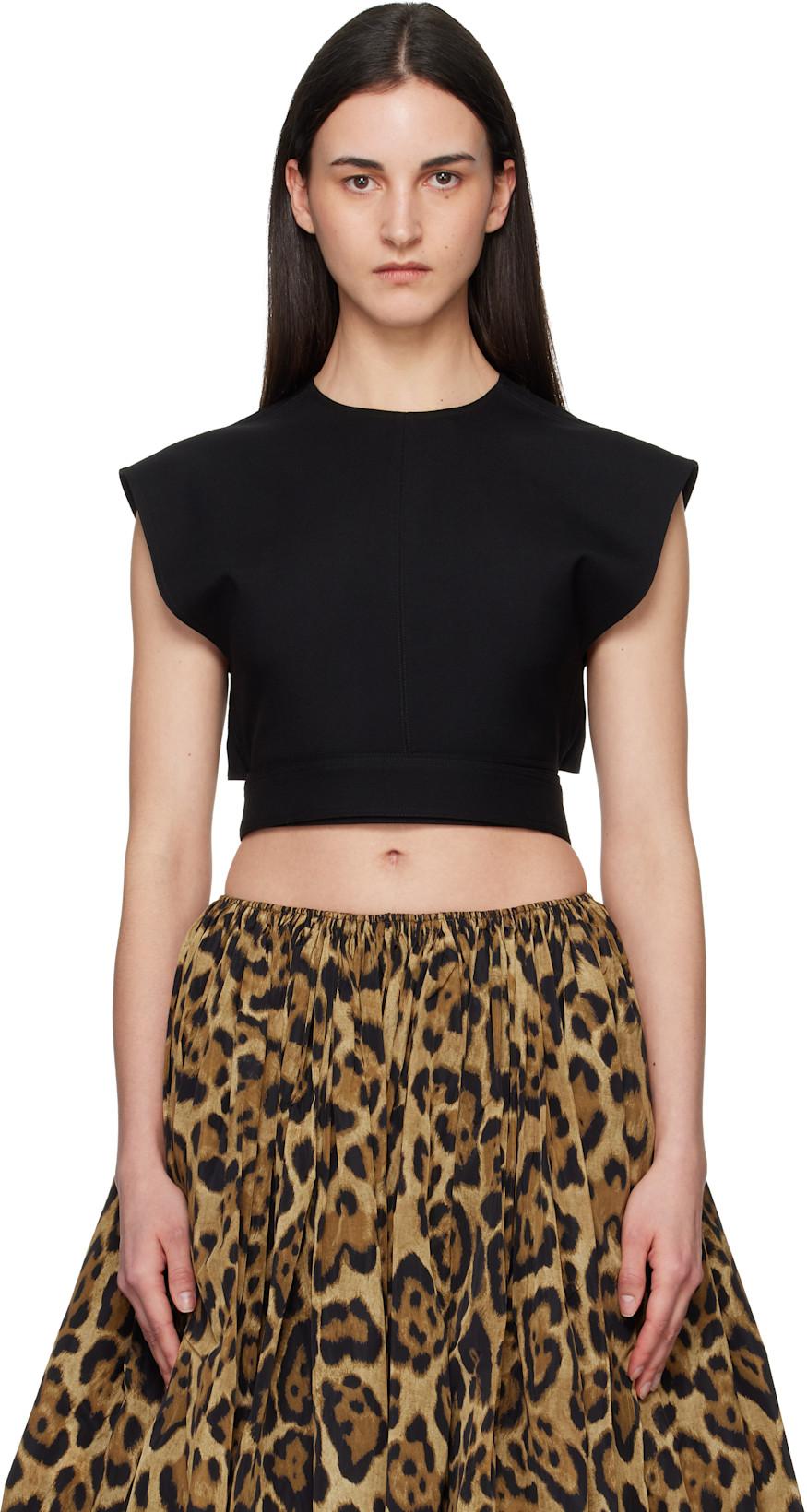 Black Belted Blouse by ALAIA