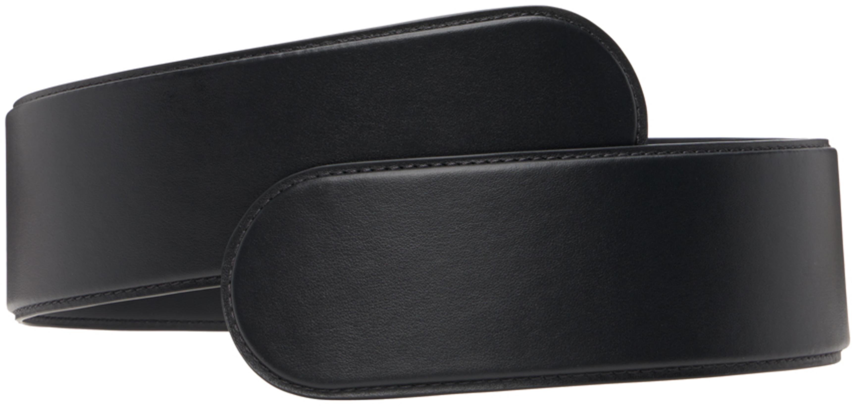 Black Flex Twist Belt by ALAIA