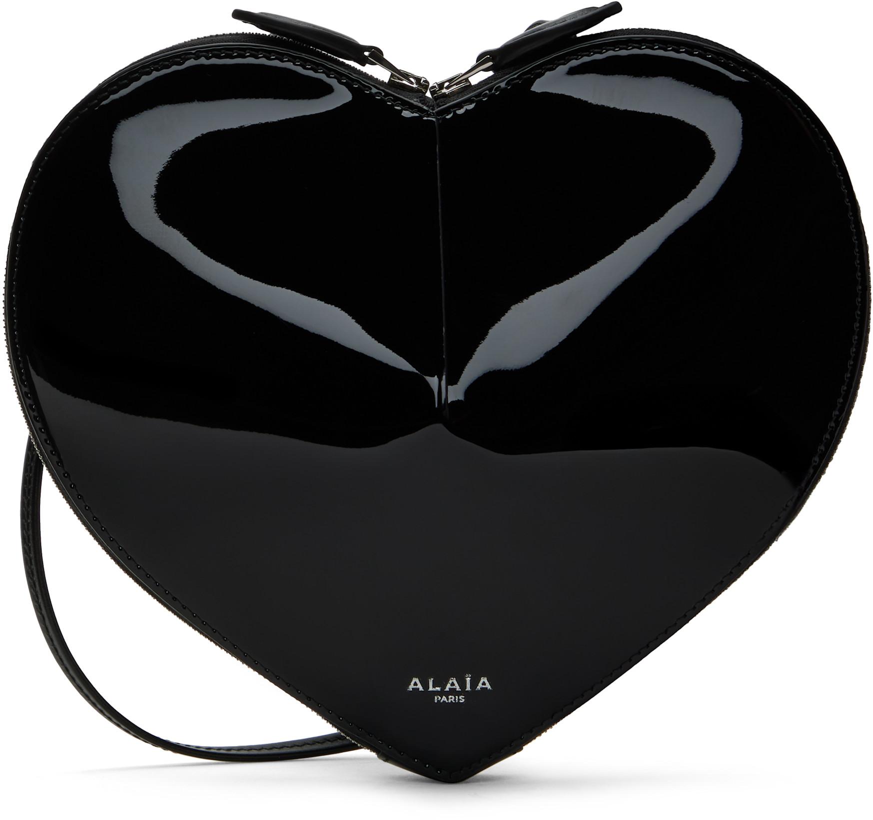 Black 'Le Coeur' Bag by ALAIA
