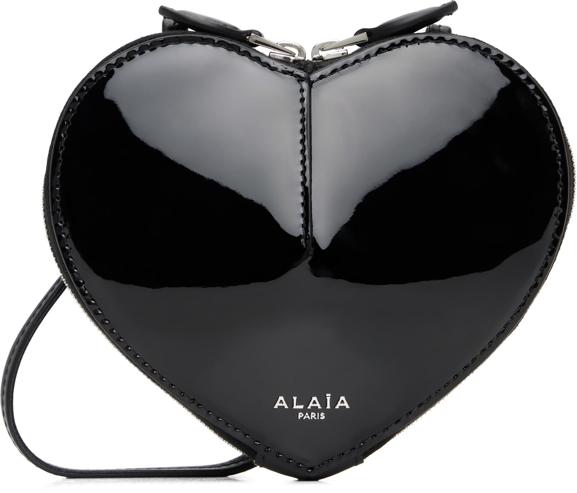 Black 'Le Coeur' Small Bag by ALAIA