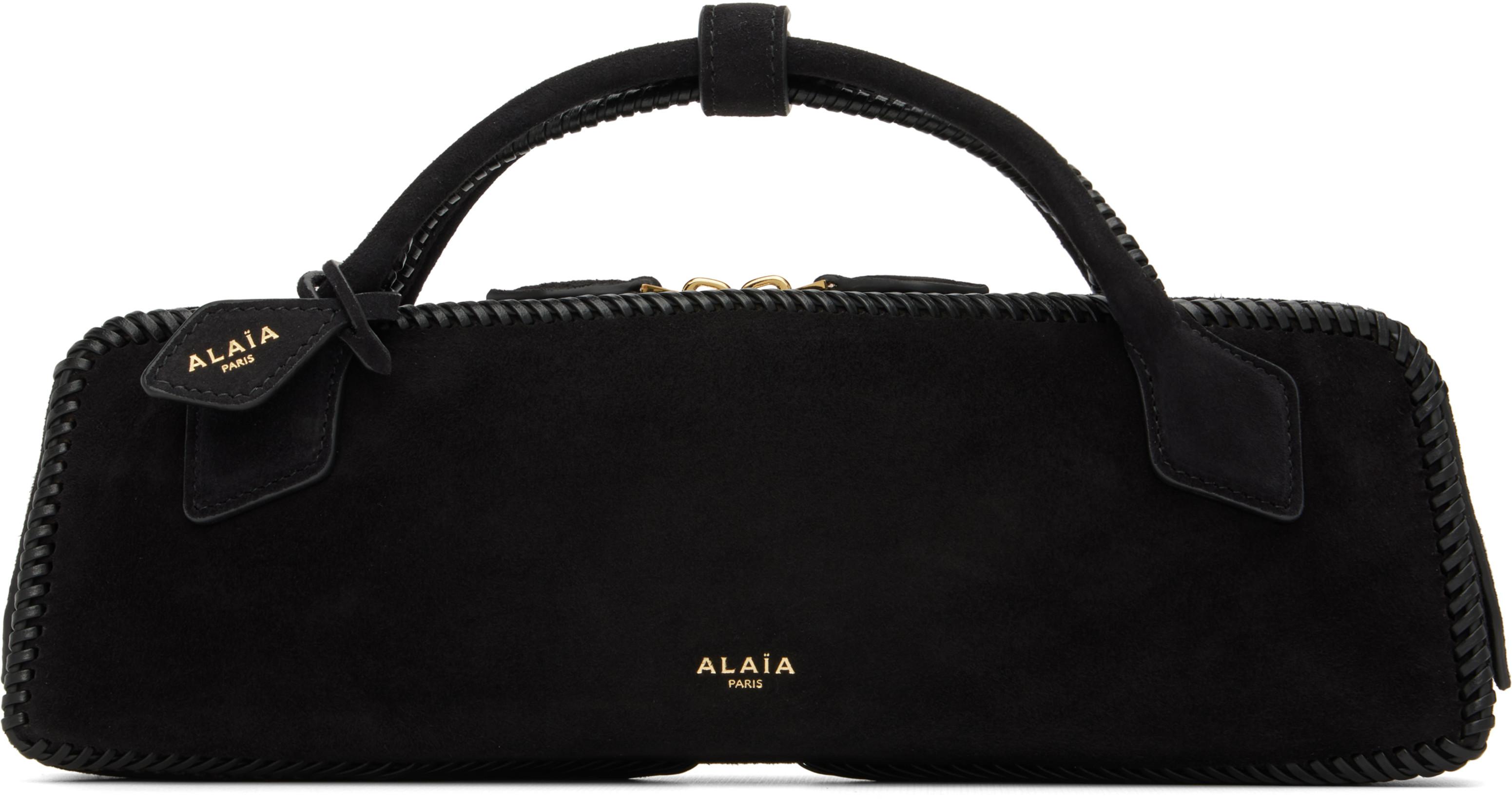 Black 'Le Teckel' Clutch Bag by ALAIA