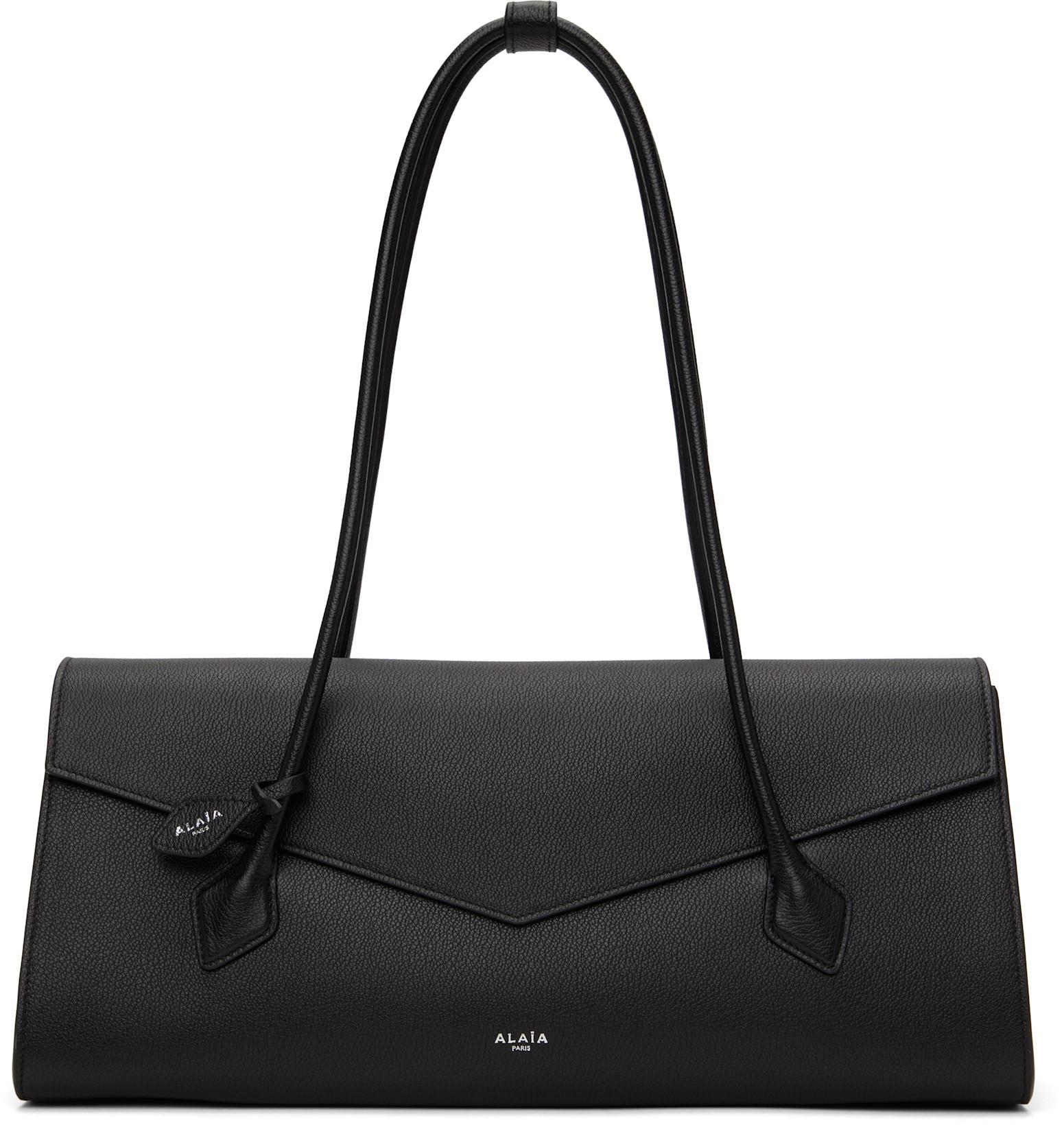 Black 'Le Teckel Flap' Bag by ALAIA
