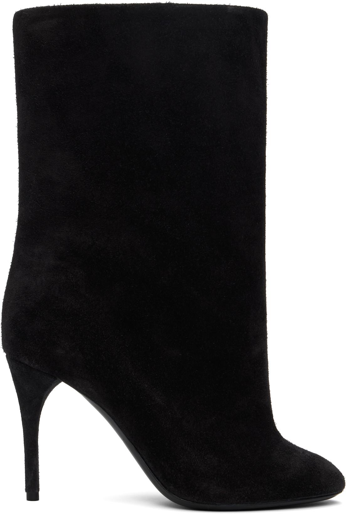 Black Low 90 Boots by ALAIA