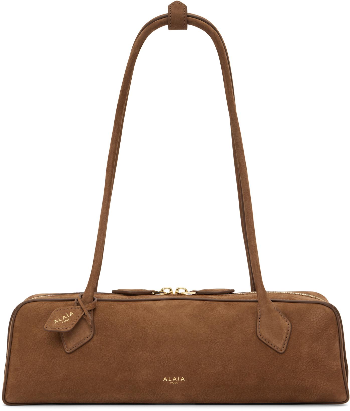Brown 'Le Teckel' Medium Bag by ALAIA