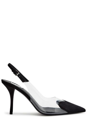 Coeur 90 suede slingback pumps by ALAIA