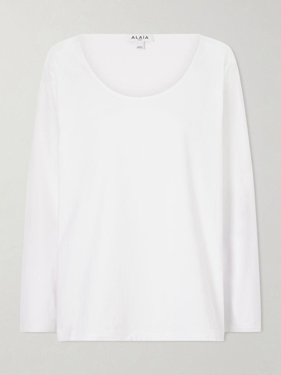 Cotton-jersey T-shirt by ALAIA