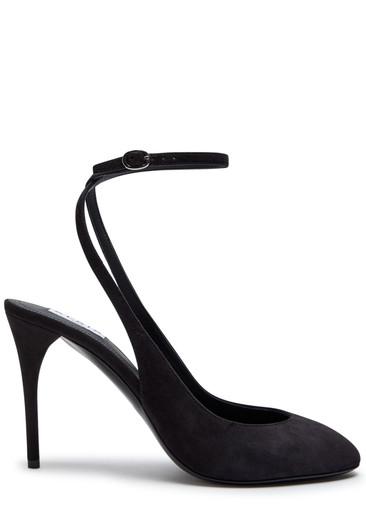 Decollete 90 suede slingback pumps by ALAIA