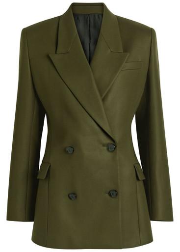 Double-breasted cotton blazer by ALAIA