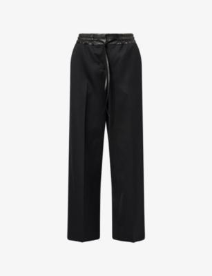 Drawstring-Waistband Tailored Wool Trousers by ALAIA