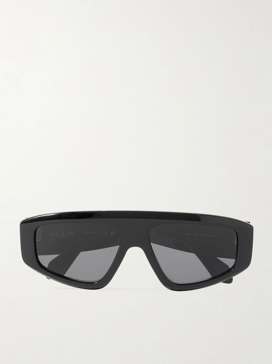 Mask D-frame acetate sunglasses by ALAIA EYEWEAR