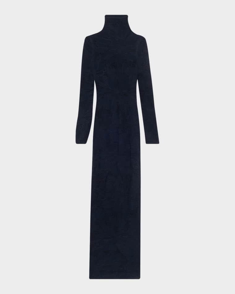 Floral Lace Maxi Dress by ALAIA