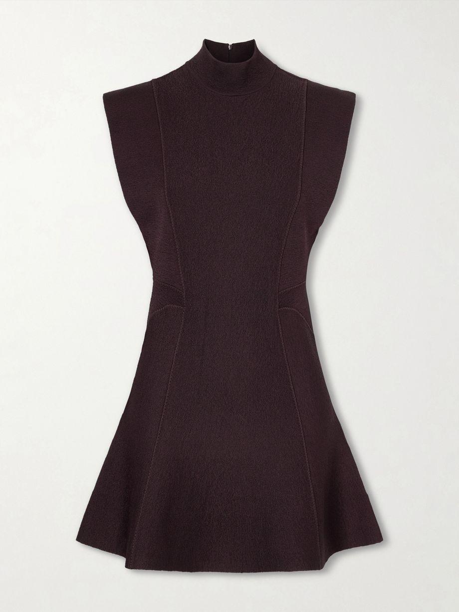 Knitted turtleneck mini dress by ALAIA