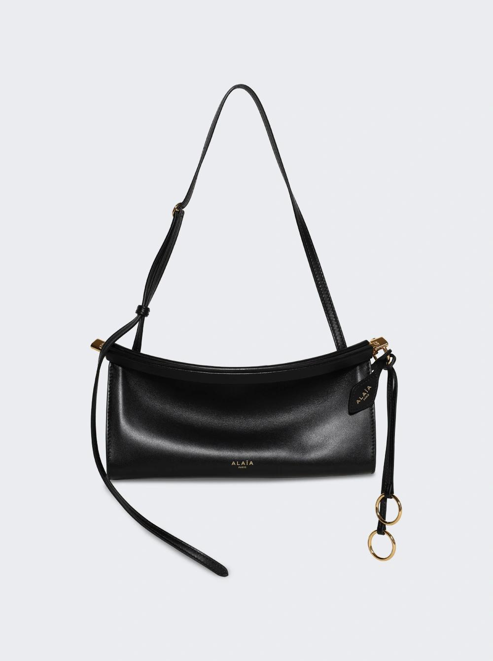 Le Click East West Small Bag In Calfskin Black  | The Webster by ALAIA