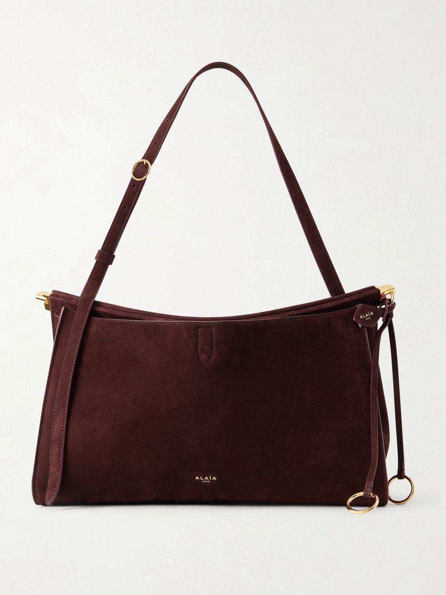 Le Click nubuck shoulder bag by ALAIA