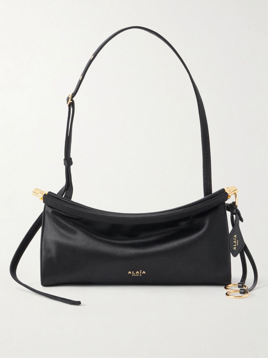 Le Click small satin shoulder bag by ALAIA