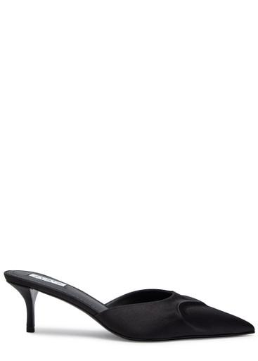 Le Coeur 55 satin mules by ALAIA