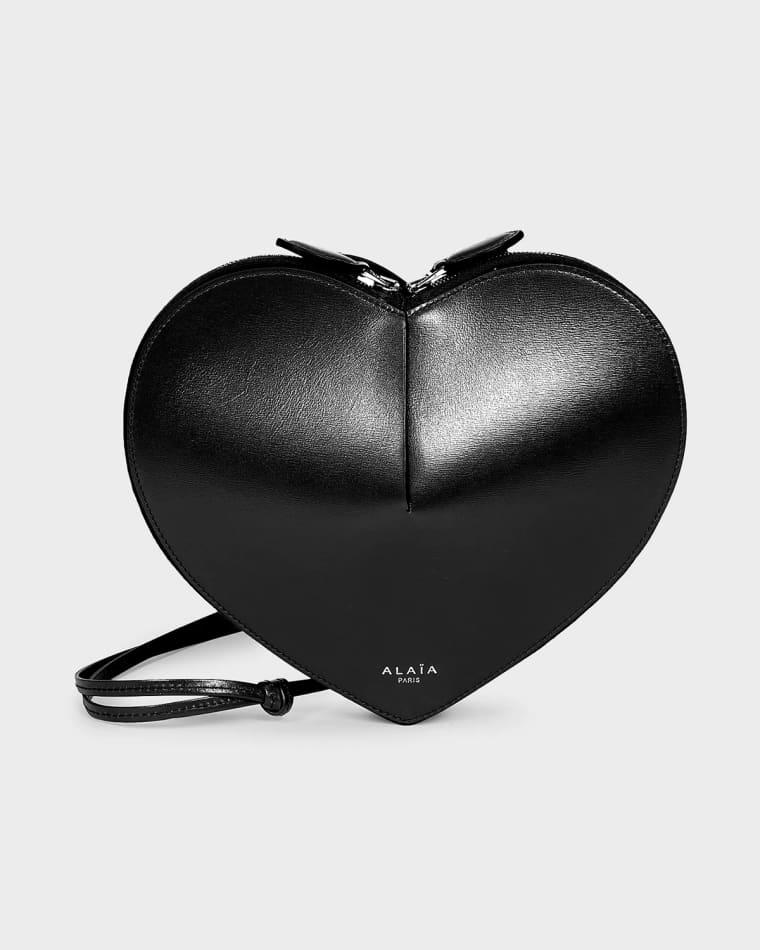 Le Coeur Leather Crossbody Bag by ALAIA