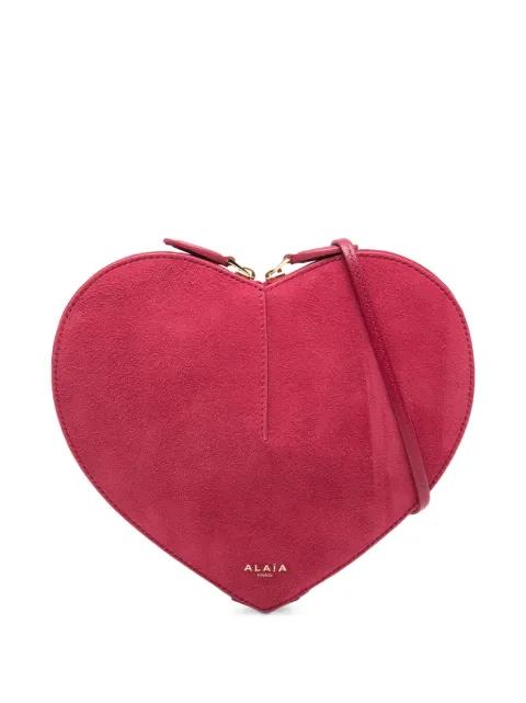 Le Coeur heart-shaped leather shoulder bag by ALAIA