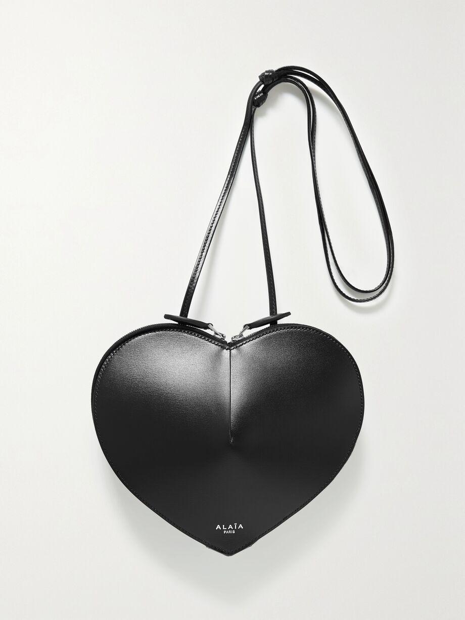 Le Coeur leather shoulder bag by ALAIA