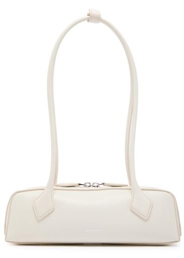 Le Teckel small grained leather shoulder bag by ALAIA