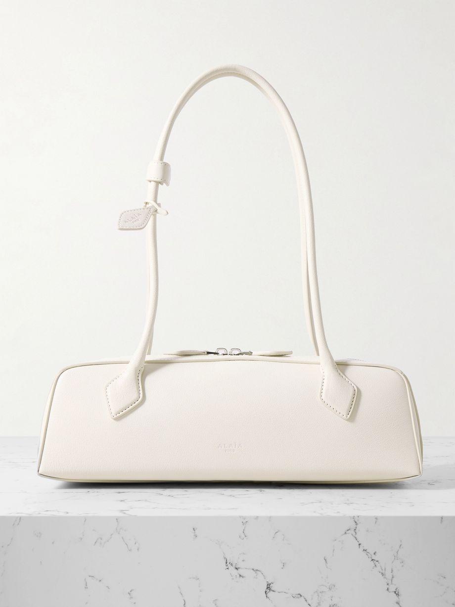 Le Teckel textured-leather shoulder bag by ALAIA