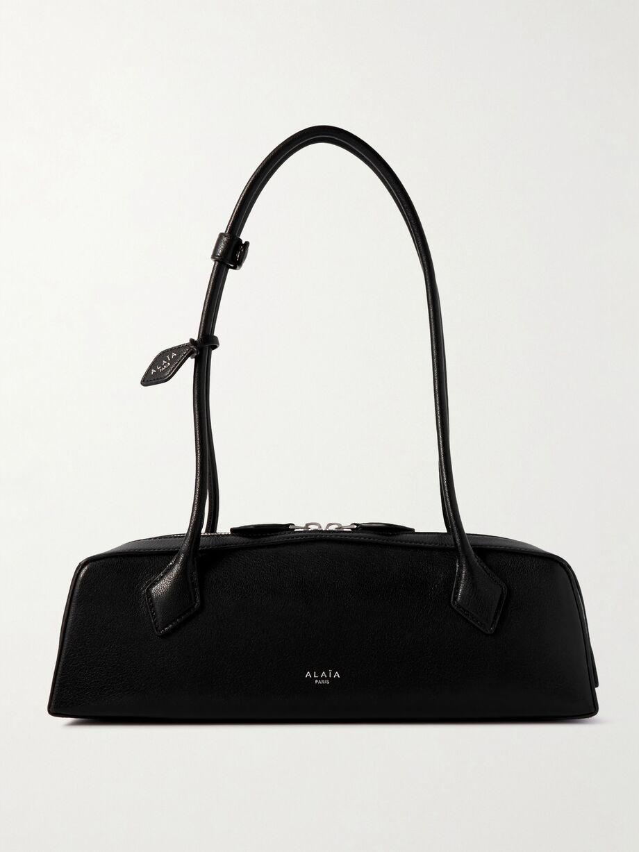 Le Teckel textured-leather shoulder bag by ALAIA