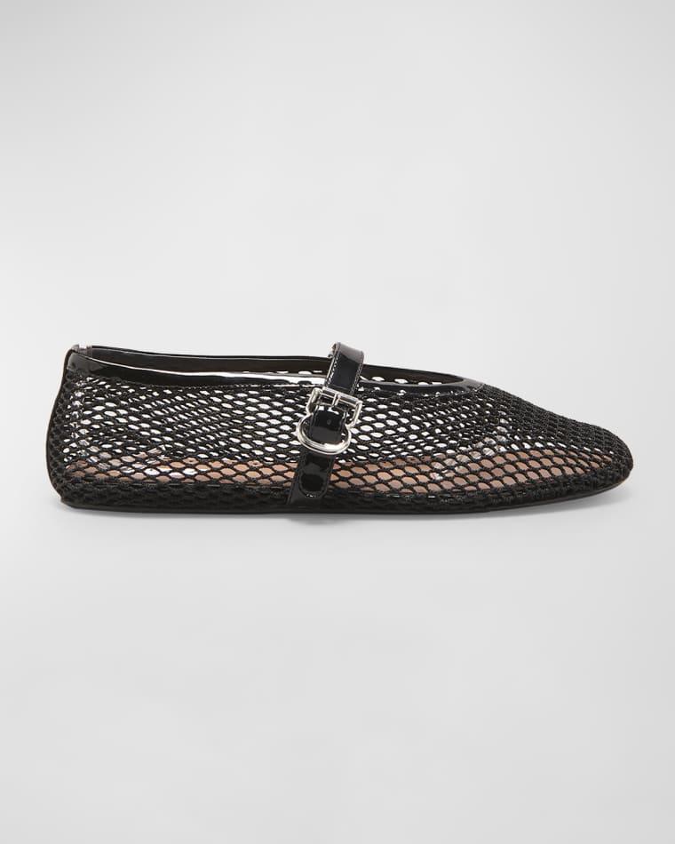 Mesh Mary Jane Ballerina Flats by ALAIA