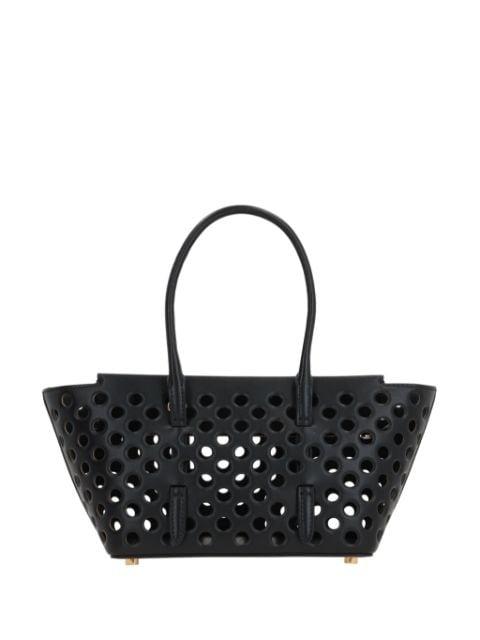 Neo Mina 20 perforated leather shoulder bag by ALAIA