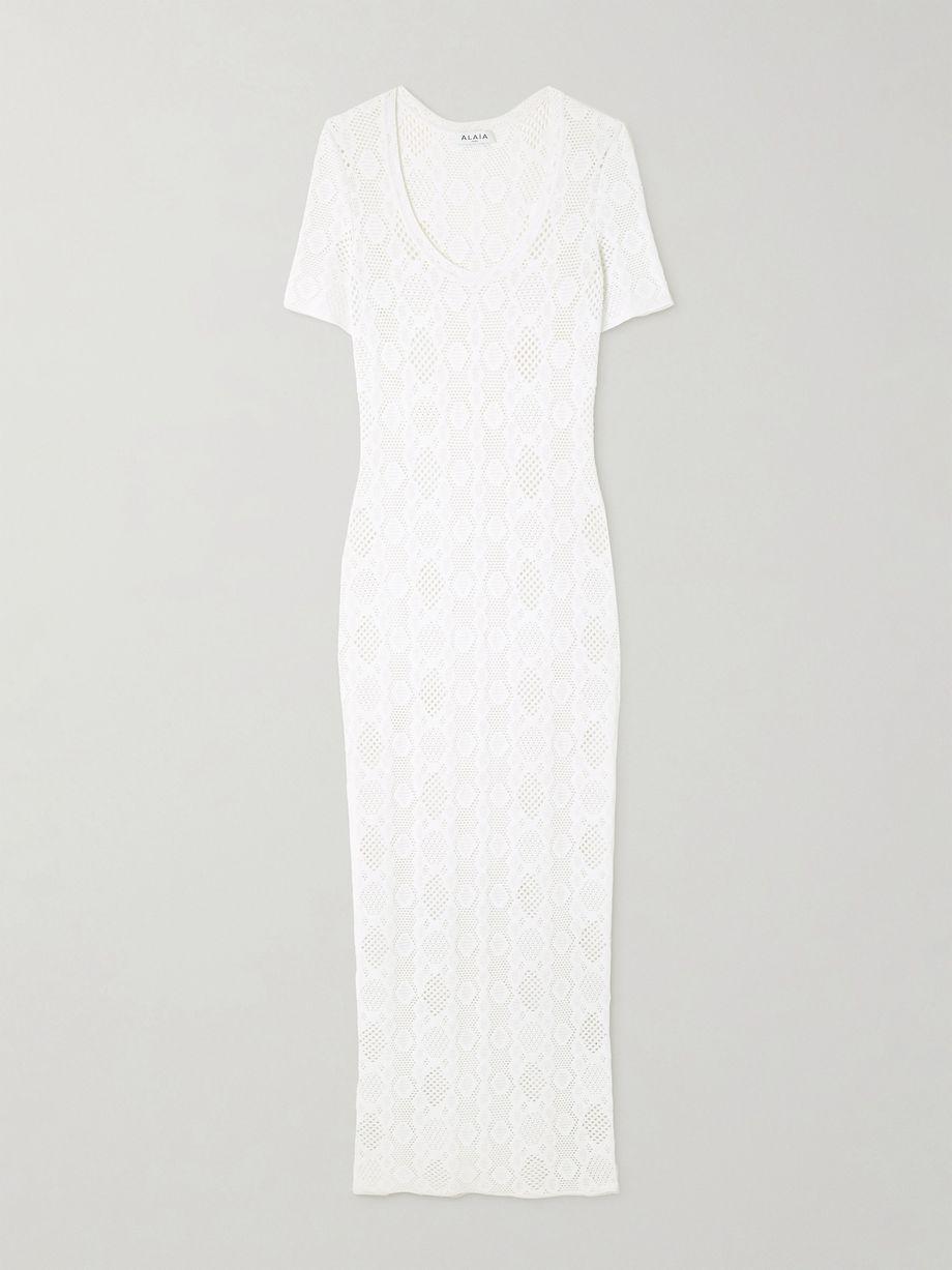 Open-knit midi dress by ALAIA