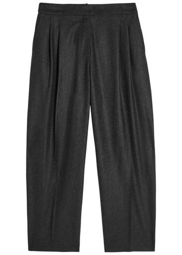 Pleated wool trousers by ALAIA