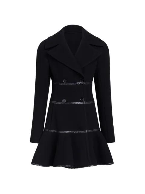 Princess double-breasted peplum coat by ALAIA